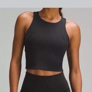 Lululemon Athletica Black Crop Top